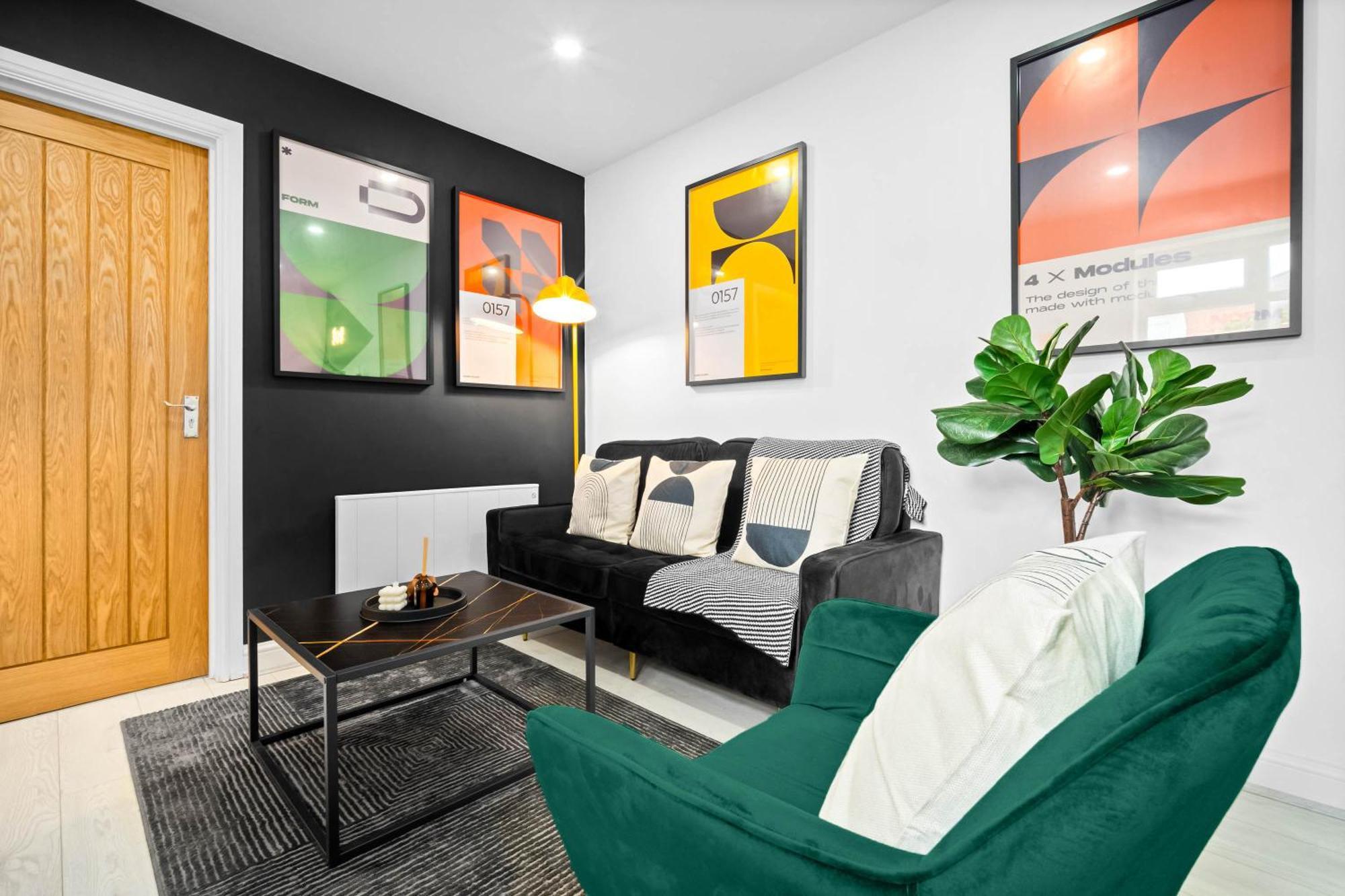 Luxury 3 Bedroom Apartment - Terrace - Near City Centre - Wifi - Smart Tv 1Mr Birmingham Ngoại thất bức ảnh